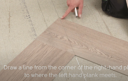 How to lay Palio LooseLay in a herringbone pattern