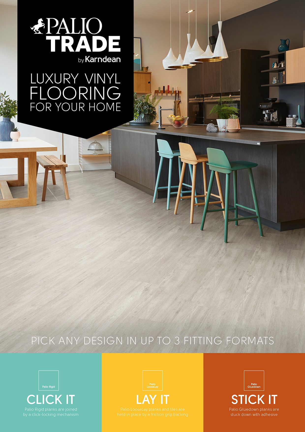 Palio Trade by Karndean dual format brochure
