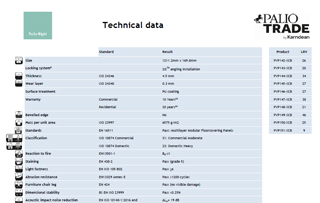 Palio Rigid Technical Data Sheet image