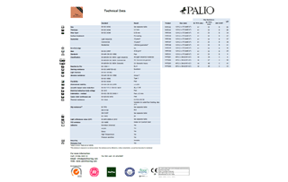 Palio Gluedown Plus Technical Data Sheet image
