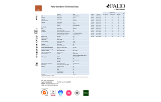 Palio Gluedown Technical Data Sheet image