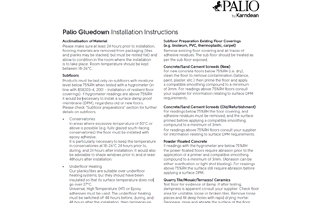 Palio Gluedown Installation Guide image