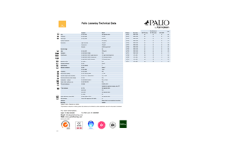 Palio LooseLay Technical Data Sheet image
